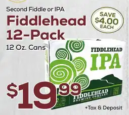 DeCicco & Sons Second Fiddle or IPA Fiddlehead offer