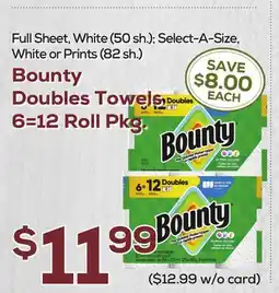 DeCicco & Sons Bounty Doubles Towels offer