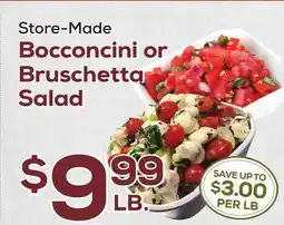 DeCicco & Sons Bocconcini or Bruschetta Salad offer
