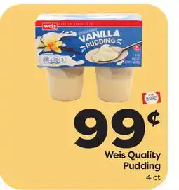 Weis Markets Weis Quality Pudding offer