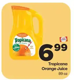 Weis Markets Tropicana Orange Juice offer