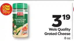 Weis Markets Weis Quality Grated Cheese offer
