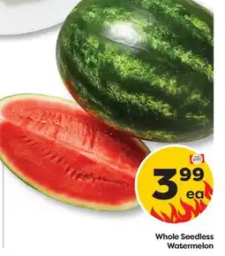 Weis Markets Whole Seedless Watermelon offer