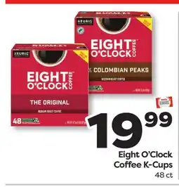 Weis Markets Eight O'Clock Coffee K-Cups offer