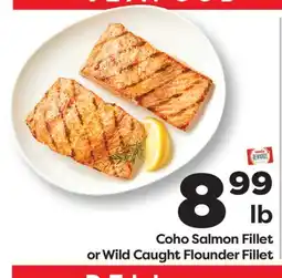 Weis Markets Coho Salmon Fillet or Wild Caught Flounder Fillet offer