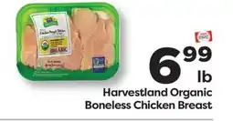 Weis Markets Harvestland Organic Boneless Chicken Breast offer