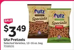 Stop&Shop Utz Pretzels offer