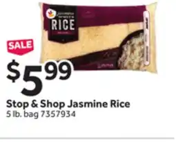 Stop&Shop Stop & Shop Jasmine Rice offer