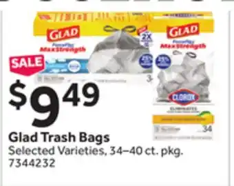Stop&Shop Glad Trash Bags offer
