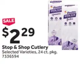 Stop&Shop Stop & Shop Cutlery offer