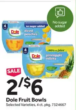 Stop&Shop Dole Fruit Bowls offer