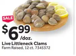 Stop&Shop Live Littleneck Clams offer
