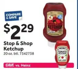 Stop&Shop Stop & Shop Ketchup offer