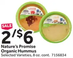 Stop&Shop Nature's Promise Organic Hummus offer