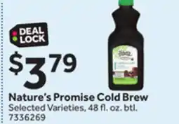 Stop&Shop Nature's Promise Cold Brew offer