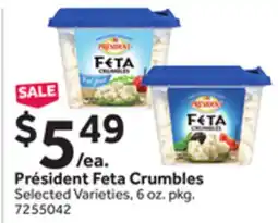 Stop&Shop Président Feta Crumbles offer