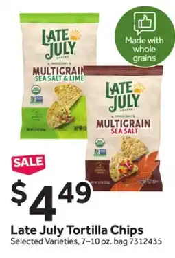 Stop&Shop Late July Tortilla Chips offer