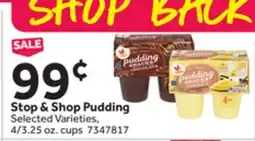Stop&Shop Stop & Shop Pudding offer