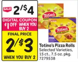 Stop&Shop Totino's Pizza Rolls offer