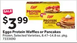 Stop&Shop Eggo Protein Waffl es or Pancakes offer