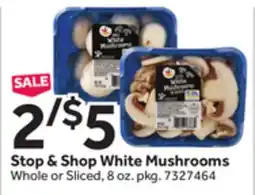Stop&Shop Stop & Shop White Mushrooms offer
