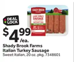 Stop&Shop Shady Brook Farms Italian Turkey Sausage offer