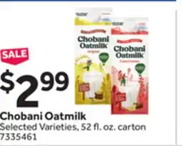 Stop&Shop Chobani Oatmilk offer