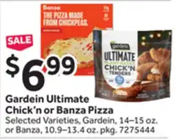 Stop&Shop Gardein Ultimate Chick'n or Banza Pizza offer