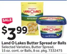 Stop&Shop Land O Lakes Butter Spread or Balls offer
