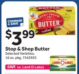 Stop&Shop Stop & Shop Butter offer
