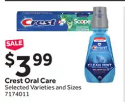 Stop&Shop Crest Oral Care offer