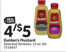 Stop&Shop Gulden's Mustard offer