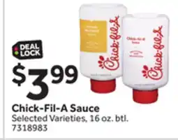 Stop&Shop Chick-Fil-A Sauce offer
