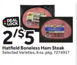 Stop&Shop Hatfield Boneless Ham Steak offer