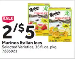 Stop&Shop Marinos Italian Ices offer