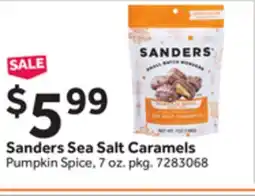 Stop&Shop Sanders Sea Salt Caramels offer