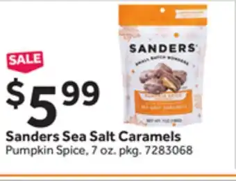 Stop&Shop Sanders Sea Salt Caramels offer