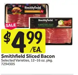 Stop&Shop Smithfield Sliced Bacon offer