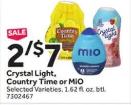 Stop&Shop Crystal Light, Country Time or MiO offer