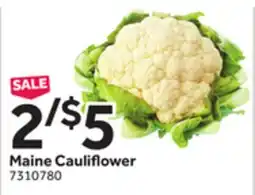 Stop&Shop Maine Cauliflower offer