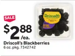 Stop&Shop Driscoll's Blackberries offer