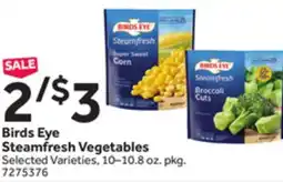Stop&Shop Birds Eye Steamfresh Vegetables offer