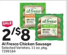 Stop&Shop Al Fresco Chicken Sausage offer