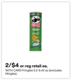 CVS Pringles 5.2-6.42 oz offer