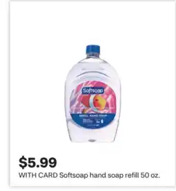CVS Softsoap hand soap refill 50 oz offer