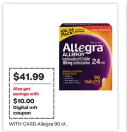 CVS Allegra 90 ct offer