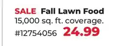 Runnings Fall Lawn Food offer