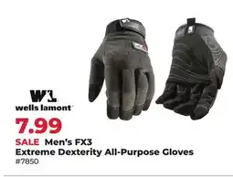 Runnings Men's FX3 Extreme Dexterity All-Purpose Gloves offer