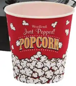 Runnings 3 Quart Reusable Plastic Popcorn Tub offer