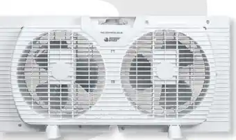 Runnings 9 Portable 2 Speed Twin Window Fan offer